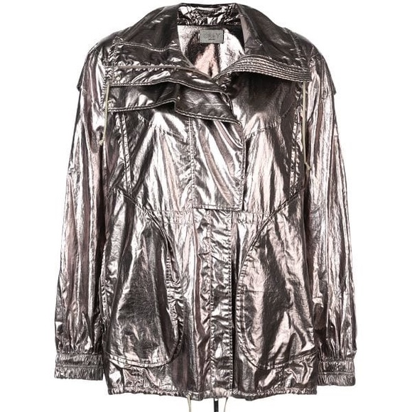 Jason Wu Metallic Foil Drawstring Jacket NWT - Picture 6 of 8